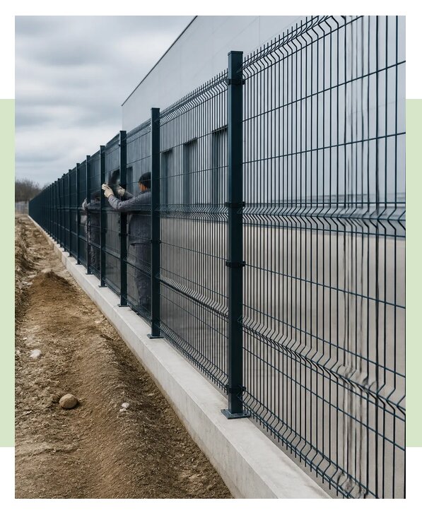 Панельные ограждения в Кулебаках по цене от 3298 р. | ЗаборЭксеперт-Клб